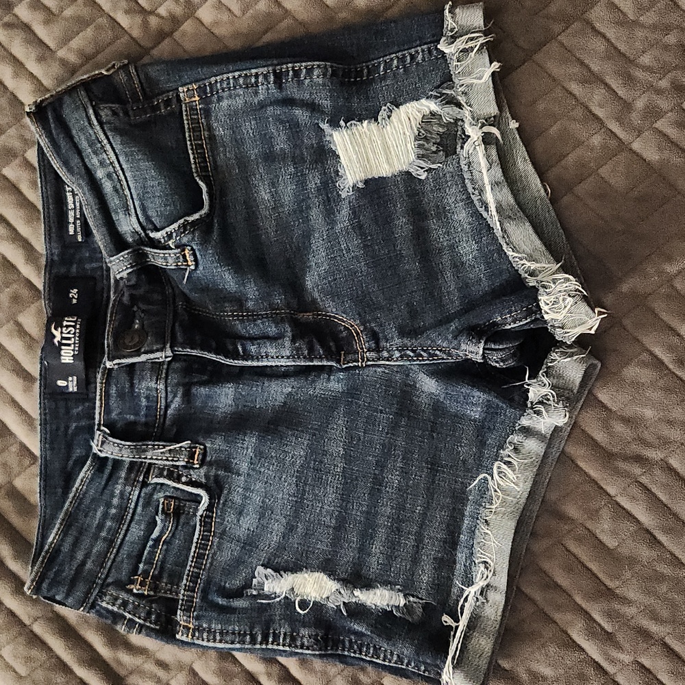 Hollister Distressed Jean Shorts